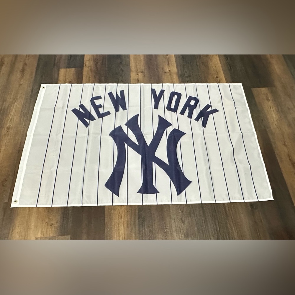 New York Yankees Flag 3x5 Ft Baseball New Banner Blue Double Sided